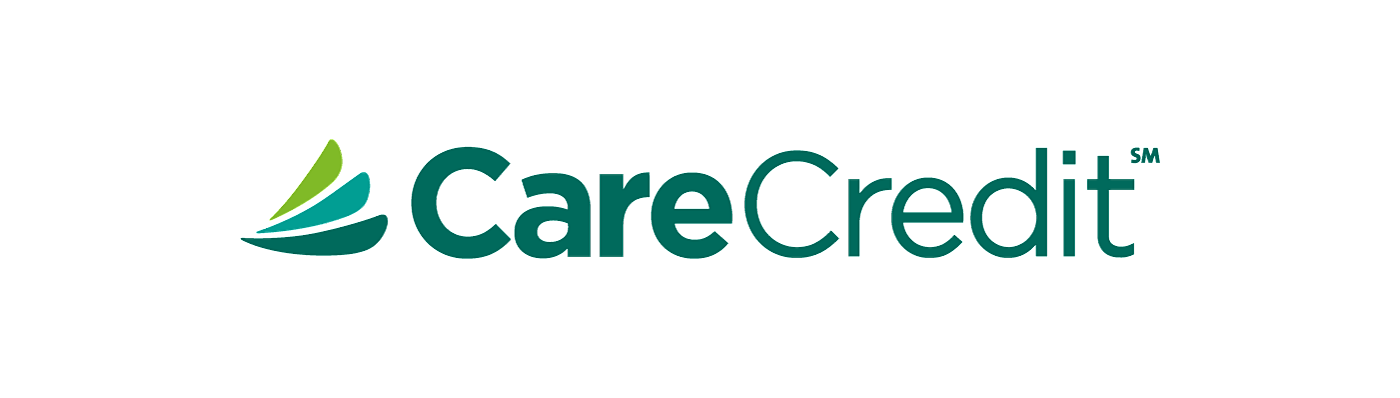 CareCredit logo with green and blue colors
