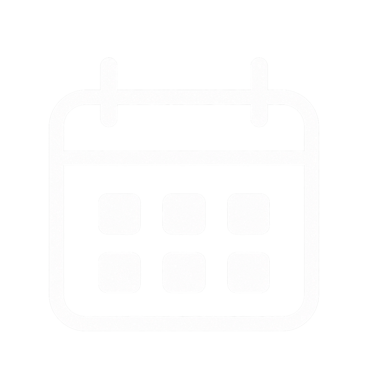 Calendar icon with grid layout for dates